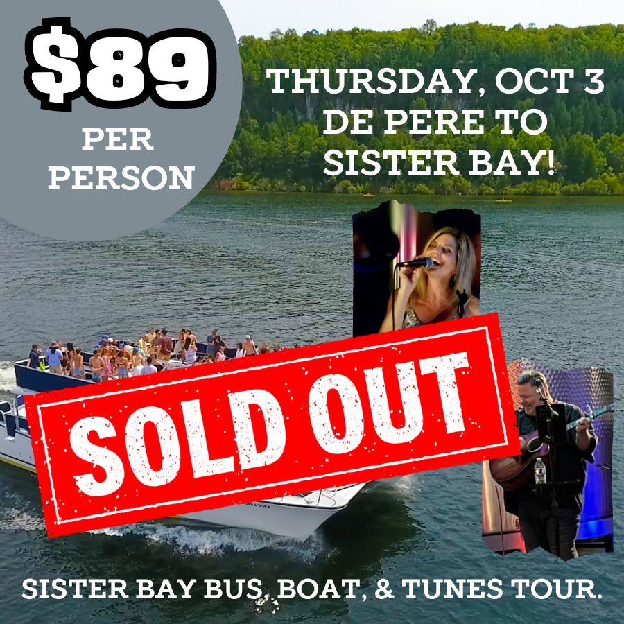 Sister Bay Scenic Bus, Thursday, October 3rd  (SOLD OUT)