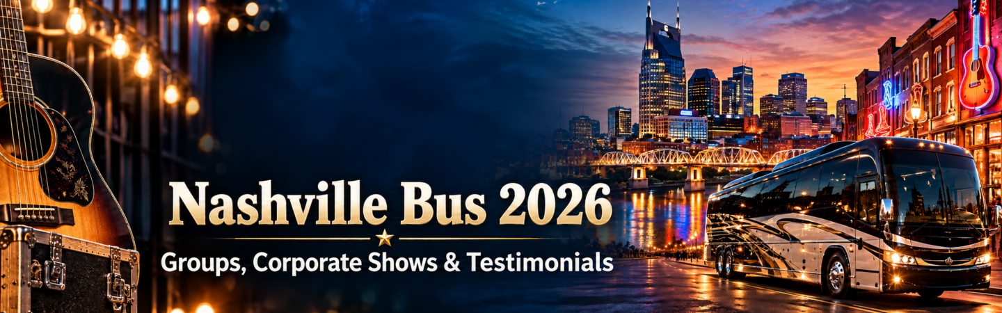 Nashville Bus 2026, Groups, Corporate Shows & Testimonials