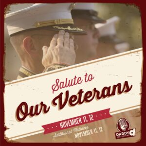 Salute To Our Veterans (Riverside Ballroom) November 11 & 12 Additional Matinee 11th ONLY